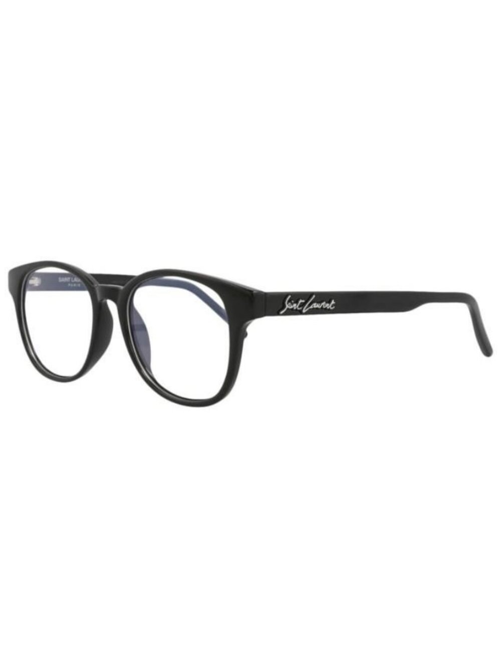 New Saint Laurent Unisex Round/Oval Black Black Transparent Fashion Designer Eye